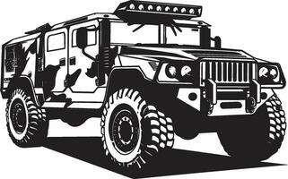 esploratore ricognizione nero 4x4 emblema tattico rover vettore nero logo emblema