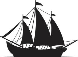 marinaro eredità vettore antico nave oceanico antichità antico nave nel nero