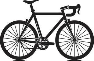 città crociera vettore bicicletta logo classico ruota nero bicicletta design