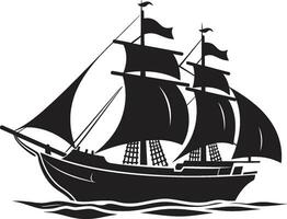 eredità marittimo antico nave emblema nautico artefatto vettore nave logo