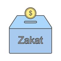 Icona di vettore di Zakat