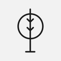 semplice e minimalista albero illustrazione vettore