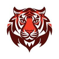 moderno minimalista logo tigre vettore