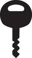 minimo auto chiave icona vettore arte illustrazione nero colore, nero colore silhouette, bianca sfondo 9