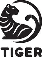 tigre viso vettore logo illustrazione, tigre viso vettore silhouette