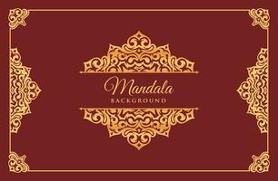 mandala elegante ornamento design sfondo vettore