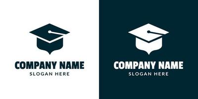 formazione scolastica logotipo concetto. logo design modello. vettore illustrazione.