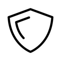 scudo icona vettore simbolo design illustrazione