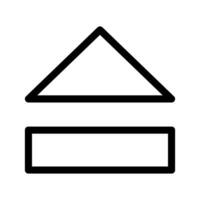 espellere icona vettore simbolo design illustrazione