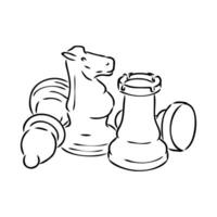 scacchi vettore schizzo