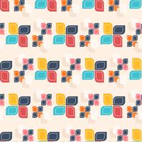 Geometric Retro Pattern Vector