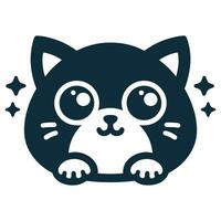 gratuito vettore carino gatto seduta cartone animato vettore icona illustrazione
