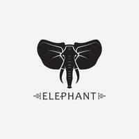 modello di progettazione dell'illustratore di vettore del logo dell'elefante