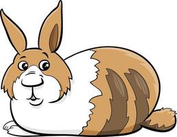 cartone animato coniglio nano personaggio animale comico vettore