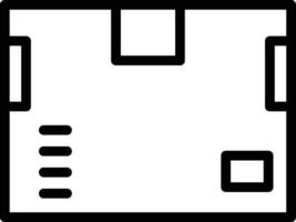 carico scatola vettore icona