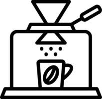 caffè dripper vettore icona