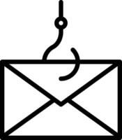 e-mail phishing vettore icona