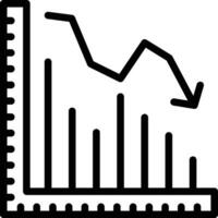 inflazione grafico vettore icona