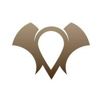 elefante icona logo design vettore