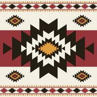 sud-ovest navajo geometrico modello. etnico sud-ovest geometrico forma senza soluzione di continuità modello. tradizionale nativo americano modello uso per tessuto, tessile, casa decorazione elementi, tappezzeria, eccetera. vettore