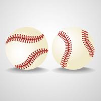 Baseball realistico vettore