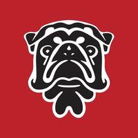 bulldog logo design icona simbolo vettore illustrazione