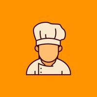 illustrazione di avatar di chef