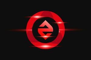 z rosso logo design. vettore logo design per attività commerciale.