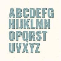 Vector Retro Font