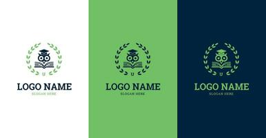 formazione scolastica logotipo concetto. logo design modello. vettore illustrazione.