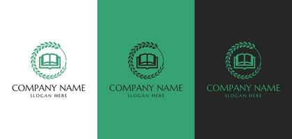 formazione scolastica logotipo concetto. logo design modello. vettore illustrazione.