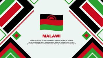 malawi bandiera astratto sfondo design modello. malawi indipendenza giorno bandiera sfondo vettore illustrazione. malawi bandiera