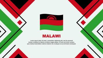 malawi bandiera astratto sfondo design modello. malawi indipendenza giorno bandiera sfondo vettore illustrazione. malawi illustrazione