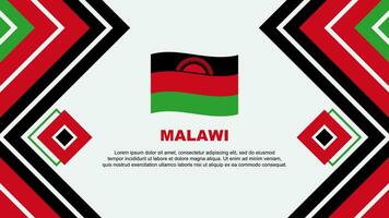 malawi bandiera astratto sfondo design modello. malawi indipendenza giorno bandiera sfondo vettore illustrazione. malawi design