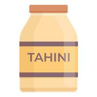 tahini incolla icona cartone animato vettore. cucina cibo vettore