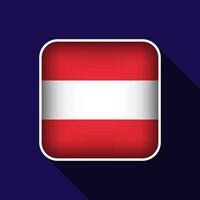 piatto Austria bandiera sfondo vettore illustrazione