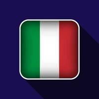 piatto Italia bandiera sfondo vettore illustrazione