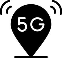 5g creativo icona design vettore