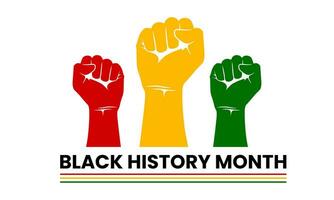 nero storia mese. africano americano storia. celebre annuale. nero storia mese celebrazione sfondo design. vettore illustrazione