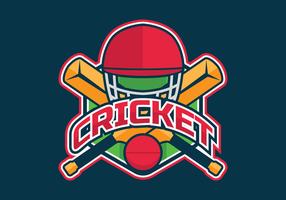 vettore di logo di cricket