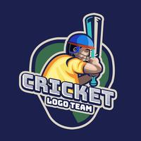 Logo del cricket vettore
