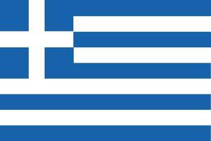 Grecia bandiera nazionale emblema grafico elemento illustrazione vettore