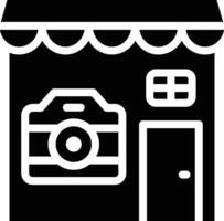 telecamera negozio vettore icona