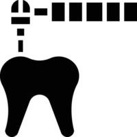 dente perforazione vettore icona