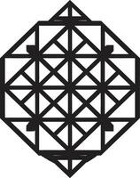 geometria matrice Evoluzione artistico forma disegni simmetriabagliore nucleo vettore geometrico mestieri