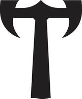 utensileria vettore martello logo creazione forgehue artistico martello icona vettore
