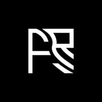 fr lettera logo vettore disegno, fr semplice e moderno logo. fr lussuoso alfabeto design
