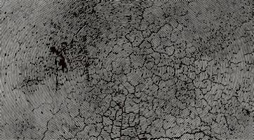 un' nero e bianca vettore di un' Cracked parete con il giro cerchio dito Stampa effetto, crepa struttura piastrelle calcestruzzo textures del desktop sfondo, struttura marmo struttura parete struttura fondale