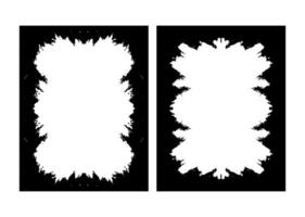 nero e bianca montatura con un' grunge effetto impostare, sfondo logo fotocopia nero telaio telaio sfondo struttura bandiera struttura sfondo struttura vettore