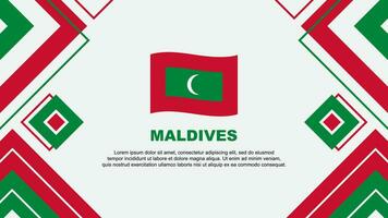 Maldive bandiera astratto sfondo design modello. Maldive indipendenza giorno bandiera sfondo vettore illustrazione. Maldive sfondo